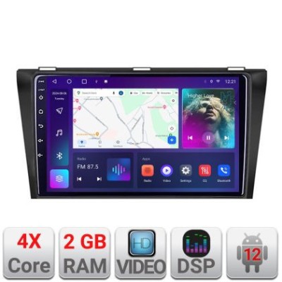 Navigatie Mazda 3 2004-2009 A-161 2+32 GB Android Waze USB Navigatie Internet Youtube Radio CarStore Technology foto