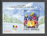 Romania.1992 Olimpiada de iarna ALBERTVILLE-Bl. nedantelat DR.562, Nestampilat