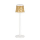 Veioza cu led otel alb polipropilena natur &Oslash;11x38,5h
