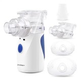 Cumpara ieftin Aparat aerosoli JustZEN R9 nebulizator portabil validat clinic 0.2 ml/min ultrasonic doua metode de alimentare tehnologie New Mesh silentios