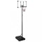 vidaXL Suport coș de baschet, transparent, 280-350 cm, policarbonat 3107833