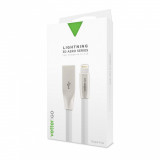Cablu Lightning Vetter GO, pentru iPhone/iPad, Fast Charge, 3D Aero Series, Gri