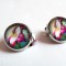 Cercei clips model floral B 12 MM