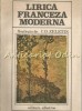 Lirica Franceza Moderna - C. D. Zeletin, Albatros, 1981, Beletristica, Romana, Brosata