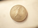 Moneda Argint 1 Poltinik 1924 URSS, Calitate Mediocru, Numismatică