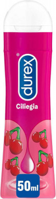 Lubrifianti cu arome - Durex Play Cirese Obraznice Gel Lubrifiant cu Aroma de Cirese pentru Senzatii Dulci 50 ml foto