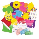 Set creativ cu petice decorative din fetru si paiete pentru copii 5+