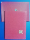 A13 11 - Clasor foarte vechi mixt - contine 283 timbre straine si 300 romanesti
