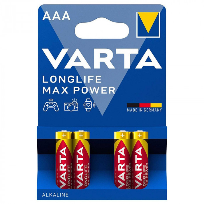 Baterie alcalina lr03 max power varta bl 4buc