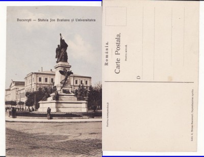 Bucuresti -Statuia Bratianu foto