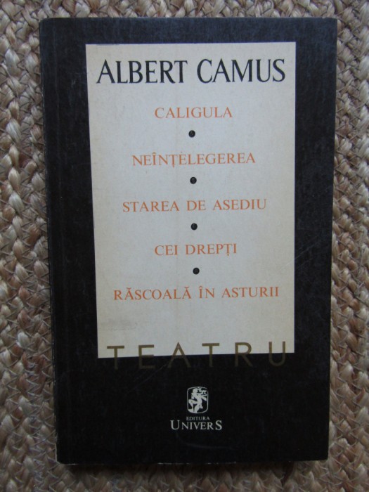 TEATRU - ALBERT CAMUS