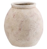 Cumpara ieftin Vaza flori teracota maro 21,5 x 22,5 cm