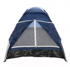 Cort camping Pop-Up 2 persoane,poliester, 200 x 140 x 100 cm foto