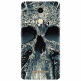 Husa silicon pentru Xiaomi Remdi Note 3, Abstract Skull Artwork Illustration