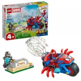 Spidey pe motocicleta vs Rhino