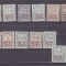 VARIETATI -TAXA DE PLATA 1918 SUPRATIPAR. MVIR IN CASETA NEUZATE 13 TIMBRE