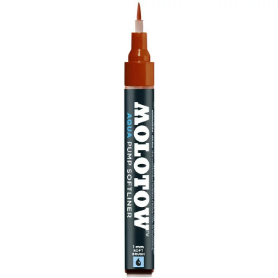 Liner Molotow Aqua Pump Softliner 1 mm brown foto