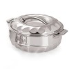 Caserola Termos Inox Grunberg 3L Argintie - Izolata Termic, Pastrare Cald/Rece, Transport Alimente, Garantie 24 Luni