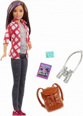 Papusa Barbie set calatorie Skipper foto