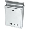 Cutie Postala Gri Metalica V, 265x355x105 mm, Montare pe Perete, Deschidere Frontala, Rezidentiala