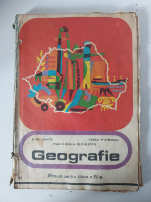 Manual Geografie cls a IV-a 1979 RSR, foto