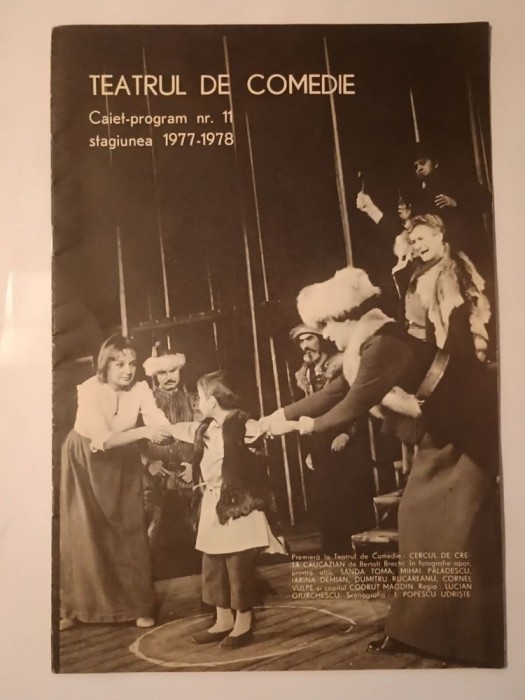 Teatrul de Comedie: caiet-program nr. 11, stagiunea 1977-1978