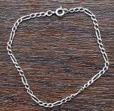 (145) BRATARA DIN ARGINT, UNISEX, VINTAGE, 2.86 GRAME