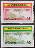 BC363, ST.Vincent 1987, 2 timbre bancnote