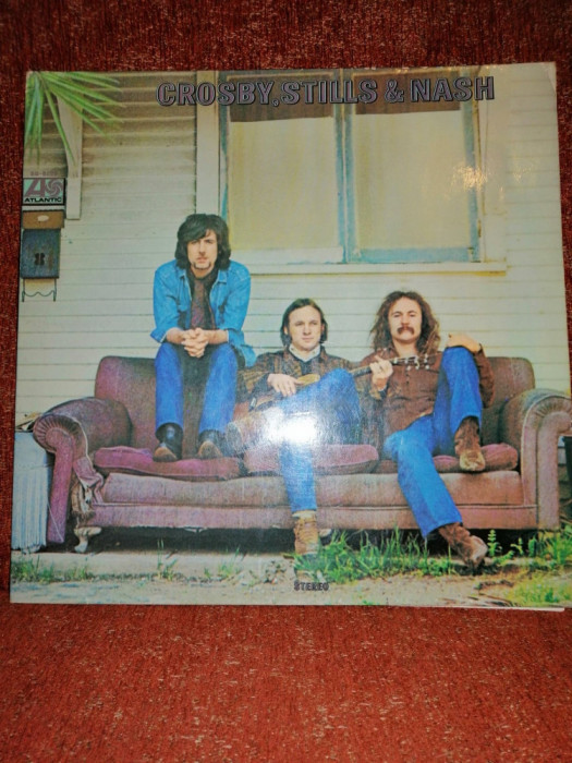 Crosby Stills &amp; Nash Gatefold Atlantic 1969 Ger vinil vinyl