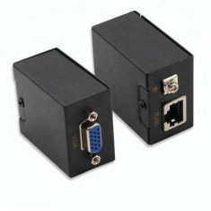 Extender YJS-VGA60M VGA prin cablu UTP pana la 60 m pentru semnal VGA, SVGA, XGA, UXGA foto