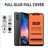 Folie Protectie ecran antisoc , Full Glue , Huawei P40 Lite 5G, Tempered Glass 21D , Full Face , Neagra Bulk