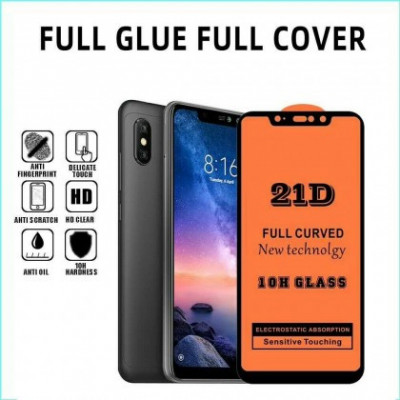 Folie Protectie ecran antisoc , Full Glue , Huawei P40 Lite 5G, Tempered Glass 21D , Full Face , Neagra Bulk foto