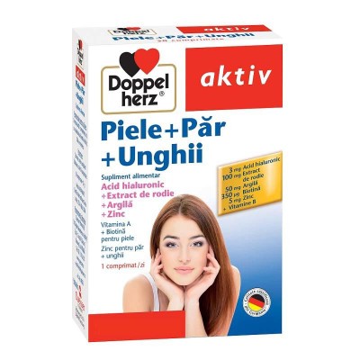 Piele+Par+Unghii 30 comprimate Doppelhertz foto