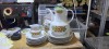 Set cafea Eschenbach din portelan alb pentru 6 persoane