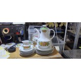 Set cafea Eschenbach din portelan alb pentru 6 persoane