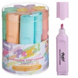 Set Evidențiatoare 12 buc, 6 culori pastel, v&acirc;rf 2-4mm, CMCLASS