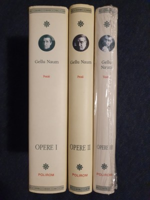 Gellu Naum &amp;ndash; Opere 1, 2, 3. Poezii, Proza, Teatru (3 vol.) foto