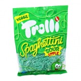 Jeleuri mere dulci acrisoare Spaghettini Sour Apple Trolli 100g MGR28859