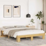 Cumpara ieftin Cadru de pat fără saltea 160x200 cm din lemn masiv de stejar