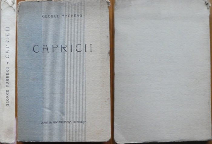 George Magheru, Capricii,1929, editia 1, exemplar 482 / 500