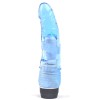 Vibrator Penis Realistic 21cm Albastru, Texturat, Stimulare Punct G, Vibratii Reglabile, Jucarie Sexuala Adulti