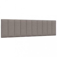 vidaXL Pernă pentru tăblie de pat, Hanko, gri taupe, 180 cm, material textil 4019181