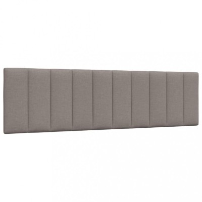 vidaXL Pernă pentru tăblie de pat, gri taupe, 180 cm, material textil foto