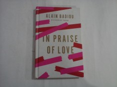 IN PRAISE OF LOVE - Alain BADIOU with N. TRUONG