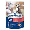 Club 4 Paws Hrana Umeda Catei Curcan in Sos, 24 x 100g. Premium, Complete, Vitamine, Omega 3+6. Puppy, Caini Junior