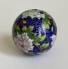 Sfera din cloisonne, alama cu email, motive florale (4)