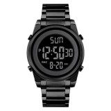 Ceas Digital Barbati SKMEI 1611 Negru , Afisaj LED, Functii Multiple, Design Sportiv, Cronometru, Alarma, Rezistent la Apa 3ATM