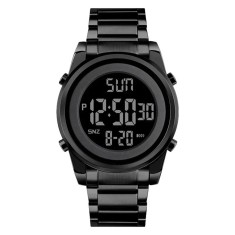Ceas Digital Barbati SKMEI 1611 Negru , Afisaj LED, Functii Multiple, Design Sportiv, Cronometru, Alarma, Rezistent la Apa 3ATM