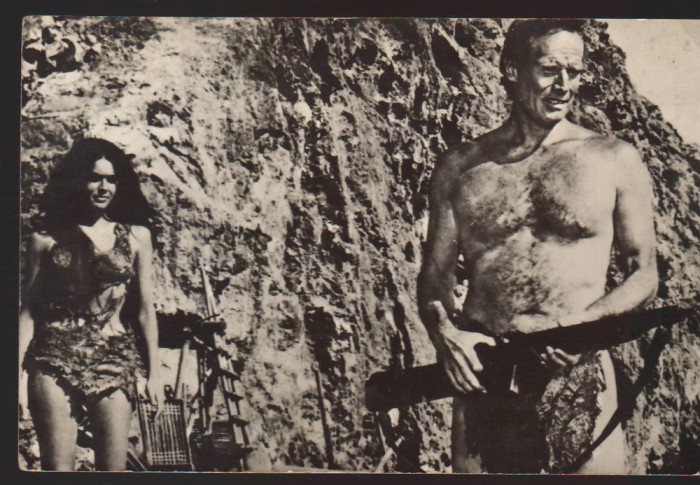 CPIB 22994 CARTE POSTALA - CHARLTON HESTON SI LINDA HARRISON PLANETA MAIMUTELOR