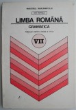 Limba romana. Gramatica. Manual pentru clasa a VII-a &ndash; Ion Popescu